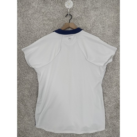 High Hampton Peter Millar Women Polo Shirt Top XL 1/4 Zip Short Sleeve - Picture 5 of 7